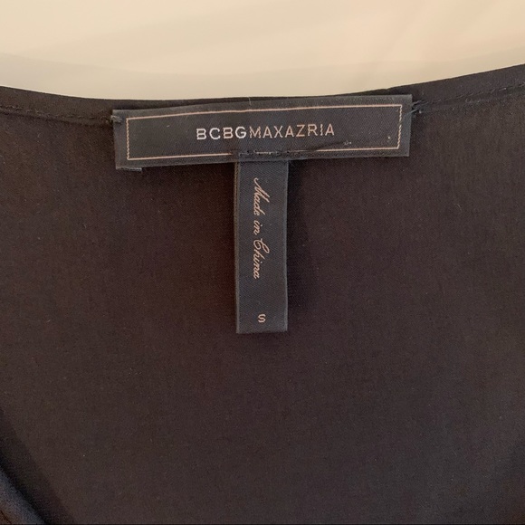 Black BCBG Max Azria asymmetrical Reese dress. - Picture 6 of 6